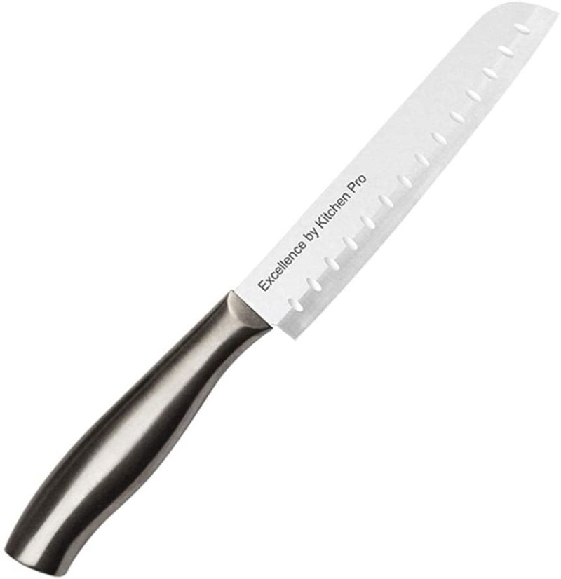 FACA CERÂMICA BRANCA SANTOKU 15CM EXCELLENCE KITCHEN PRO